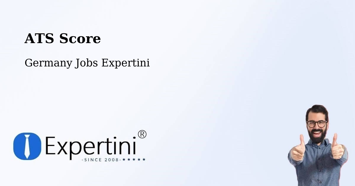 Resume ATS Score & Job Description Match Tool – Hasbergen - Germany Jobs Expertini